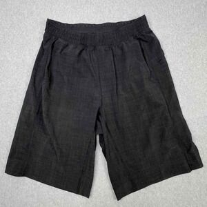 Lululemon Run Response Athletic Shorts Men's Size M Black Quick‎ Dry Gym Outdoor